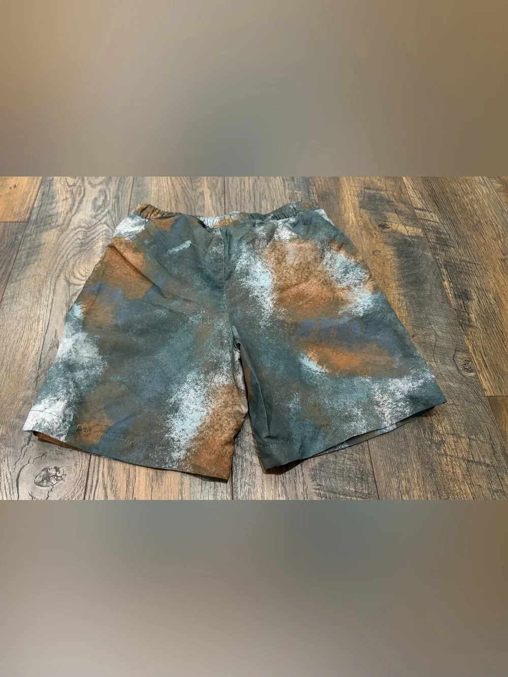 Old Navy Boys Active Shorts, Size Large 10-12, Green Brown